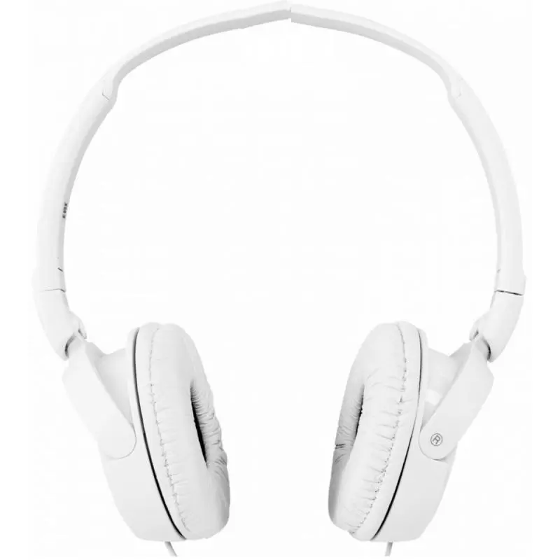 Casti On Ear Sony MDR-ZX110APW, Cu fir, Microfon, Alb