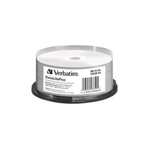 BD-R Verbatim 50GB 6x double layer 25 buc thermal spindle