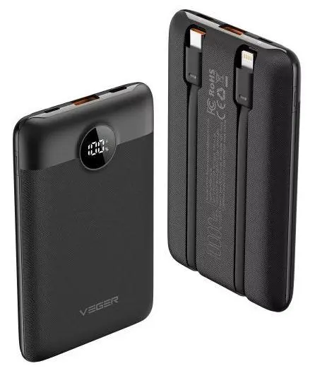 Power bank Veger W1170 10000mAh 22 5W negru