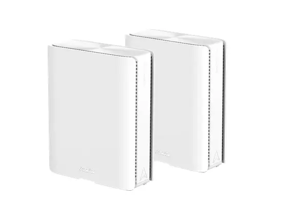 Sistem Wi-Fi Mesh ASUS ZenWiFi BQ16 (W-2-PK), BE25000, Quad-Band, acoperire 740m², Quad-Core 2.6GHz CPU, 256MB/2GB Flash/RAM, 10G dual-port, Smart Home Master SSIDs, AiProtection Pro, Adaptive QoS, VPN server/client, IPTV, OFDMA, Beamforming, AiMesh