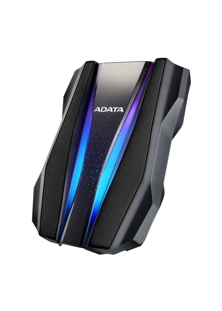 HDD extern ADATA HD770G 2TB USB 3.2 RGB negru