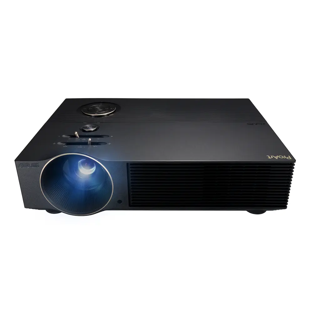 Videoproiector, ASUS, Proart A1, Full HD, Lampa LED, Luminozitate 3.000 lumeni, HDMI, VGA, 3,5 mm, Negru