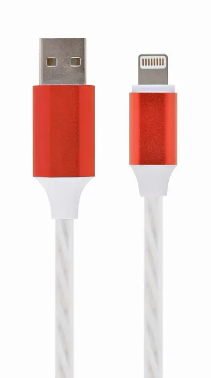 Cablu Lightning Gembird CC-USB-8PLED-1M 1m USB 2.0 LED