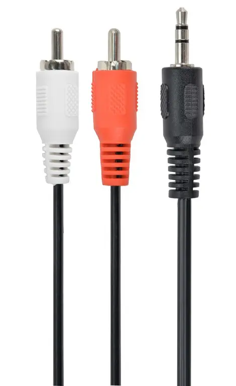 Cablu audio Gembird CCA-458 1-5m jack 3,5 mm la 2×RCA