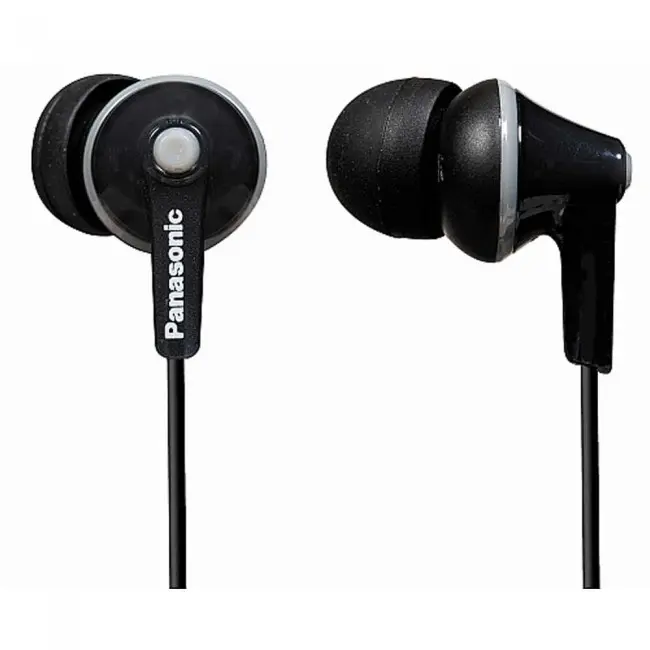 Casti Panasonic RP-HJE125E-K In Ear cu fir negru