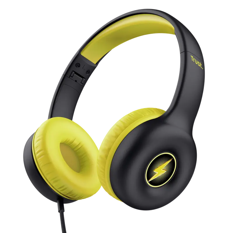 Casti PC Trust Nouna Kids Jack 3.5mm limitare 85 dB