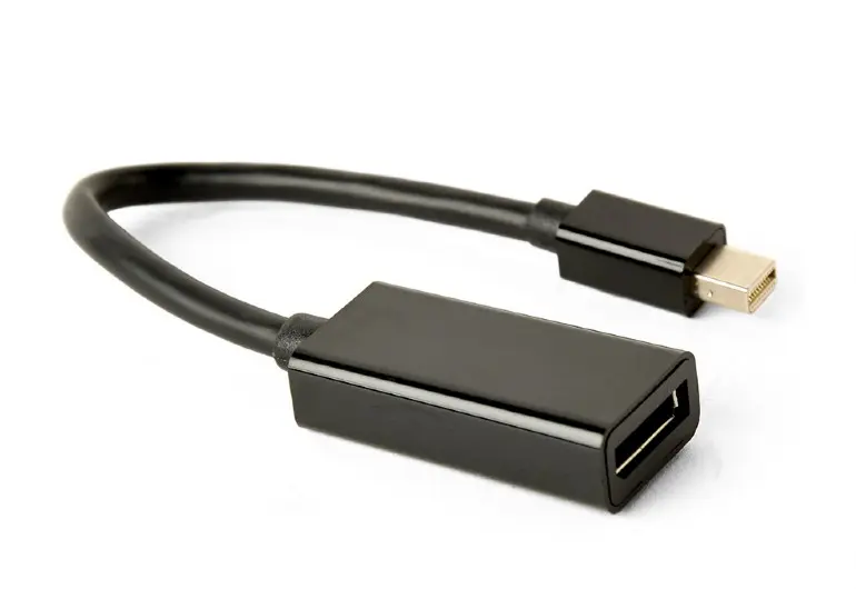 Adaptor video Gembird Mini DisplayPort la DisplayPort 4K negru