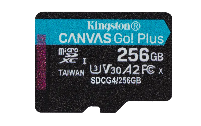 Card microSD Kingston Canvas Go Plus 256GB UHS-I fără adaptor