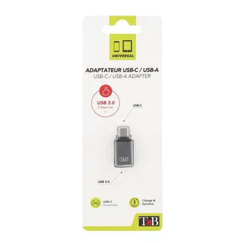 Adaptor USB-C TnB ADATCSG OTG gri