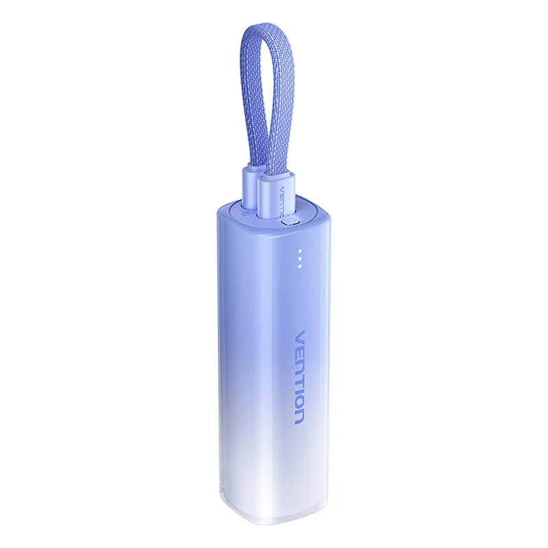 Acumulator Extern Vention 5000mAh FHWL0 20W + USB-C Lightning Blue