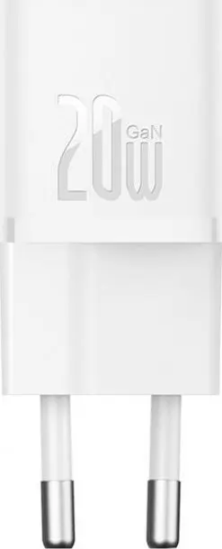 Încărcător rețea Baseus GaN5 Fast Charger Mini 20W USB-C alb