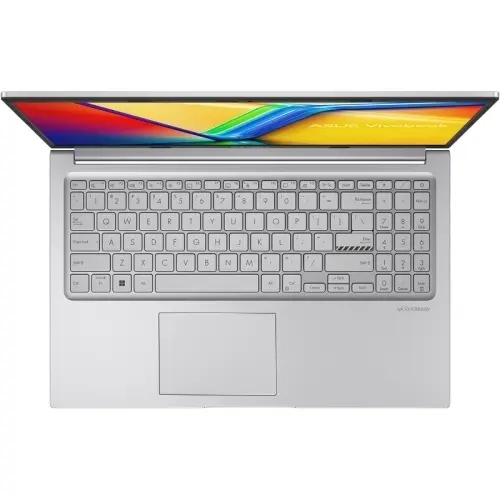 Laptop ASUS Vivobook X1504VA Procesor Intel Core i3-1315U 10M Cache, up to 4.50 GHz 15.6″ FHD, 8GB, 512GB SSD, Intel UHD Graphics, Argintiu