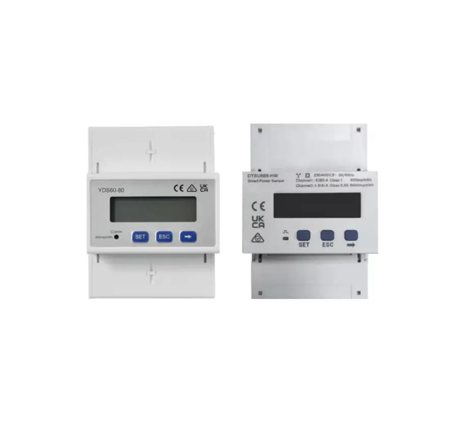 Senzor putere Huawei DTSU666-HW 3P 80A trifazat RS485 Modbus montaj DIN