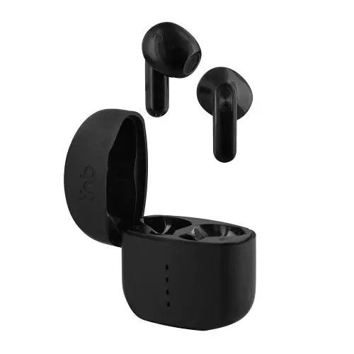 Casti Wireless T’nb ZIP 2, negru, cu carcasa de incarcare