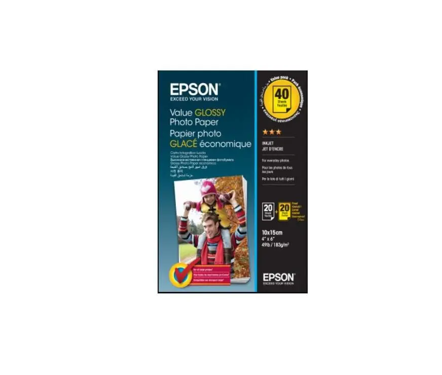 Hârtie foto Epson C13S400044 glossy 10×15 cm 40 coli