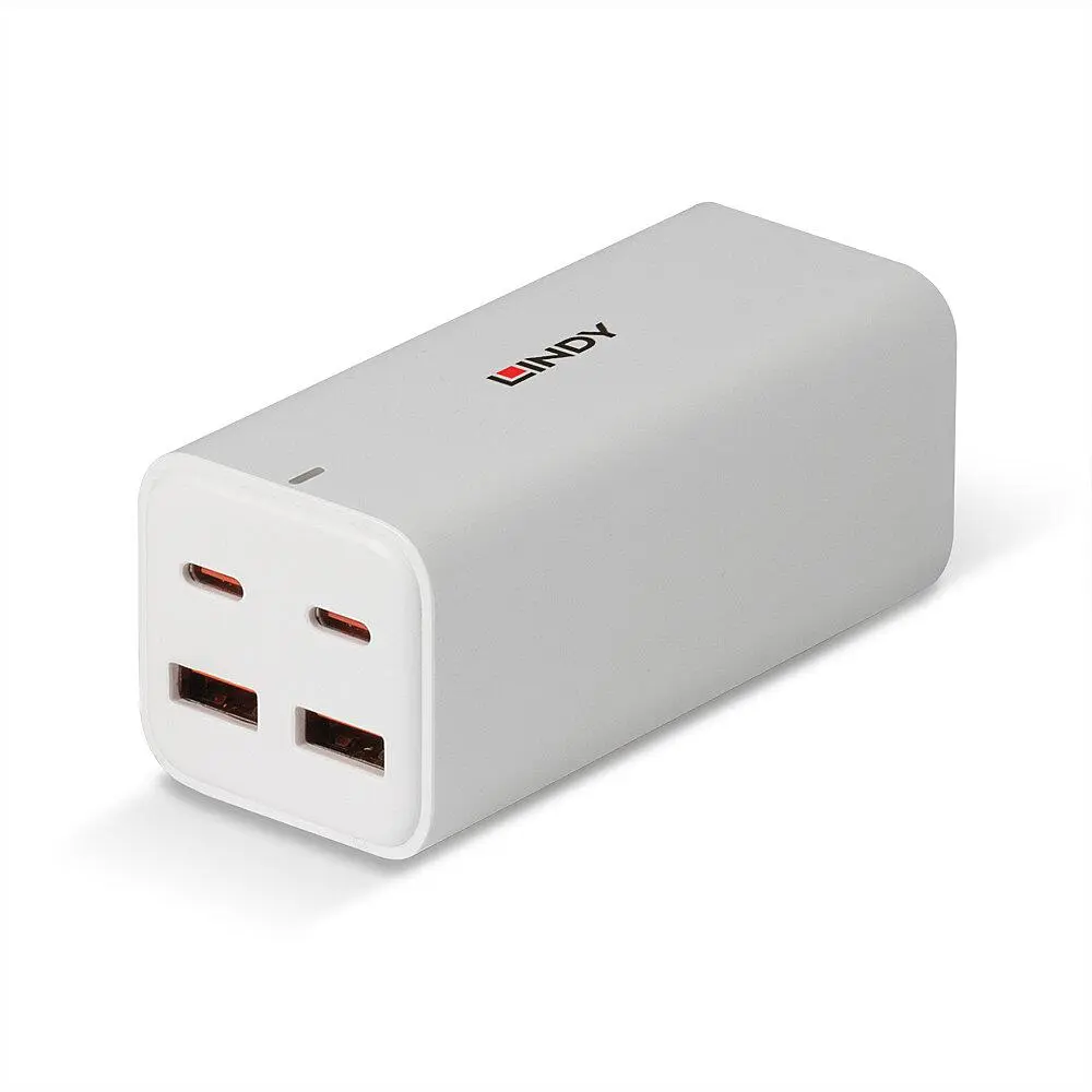 Incarcator USB 4Port 100W LINDY, alb, 1,5m, 4 iesiri