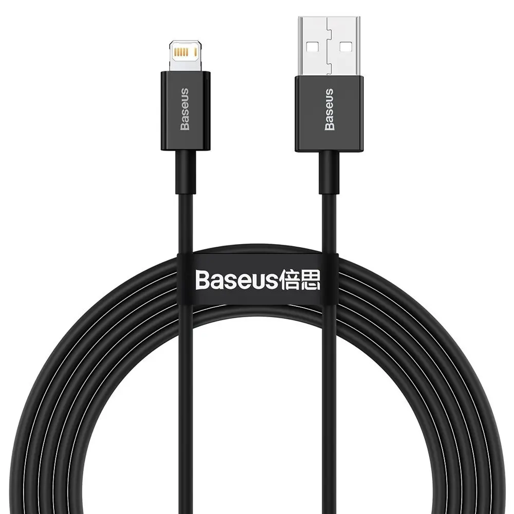 Cablu Baseus Superior USB Lightning CALYS-C01 2m negru