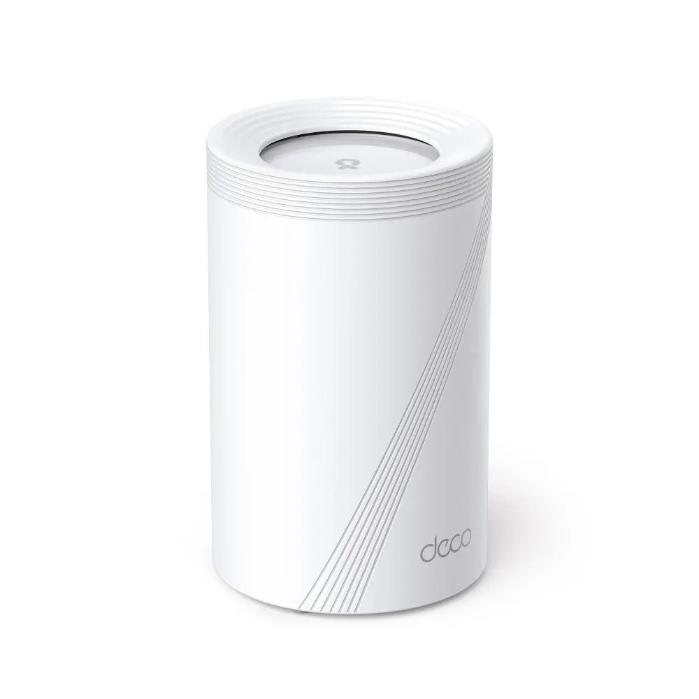 Sistem Mesh Wi-Fi TP-Link Deco BE65(2-pack), BE9300, Tri-Band, Wi-Fi 7, MLO, HomeShield, 4 porturi 2.5G, cu acoperire pentru intreaga casa