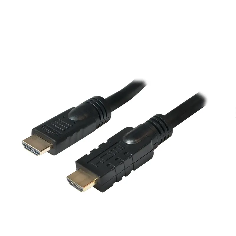 CABLU video LOGILINK, HDMI (T) la HDMI (T), 15m, conectori auriti, rezolutie maxima 4K UHD (3840 x 2160) la 30 Hz, negru
