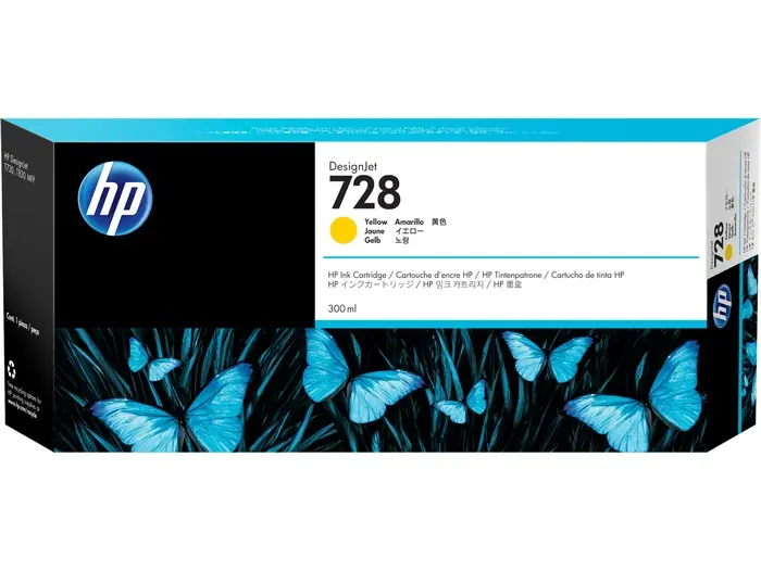 Cartuș cerneală HP 728 Galben 300 ml F9K15A