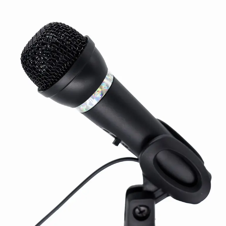 Microfon Gembird MIC-D-04 condenser cu suport birou negru