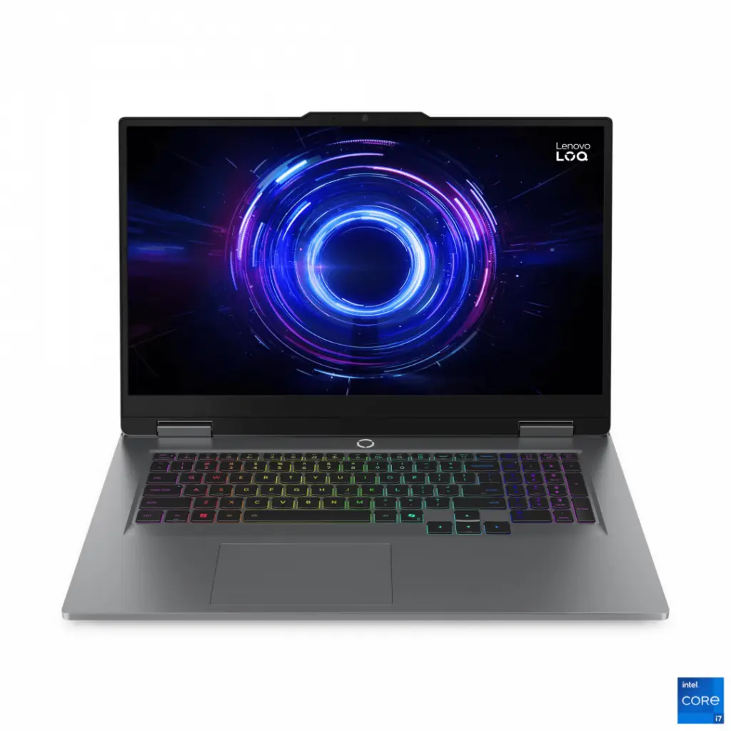 Laptop Gaming Lenovo LOQ 17IRX10 cu procesor Intel® Core i7-13650HX pana la 4.9GHz, 17.3″ Full HD, IPS, 165Hz, 24GB DDR5 RAM, 1TB SSD, NVIDIA® GeForce RTX™ 5050 8GB GDDR7, No OS, Luna Grey