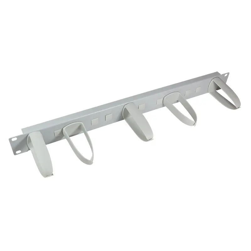Panou gestionare cabluri LogiLink OR105G 19 inch 1U gri