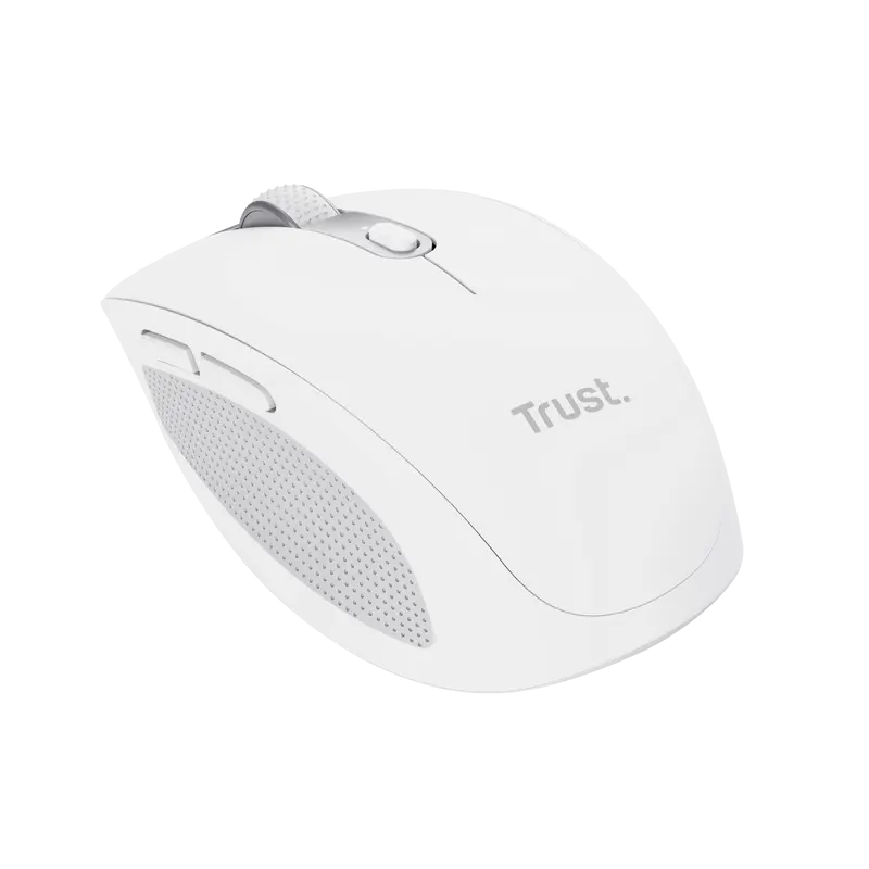 Mouse wireless Trust Ozaa Alb compact silențios