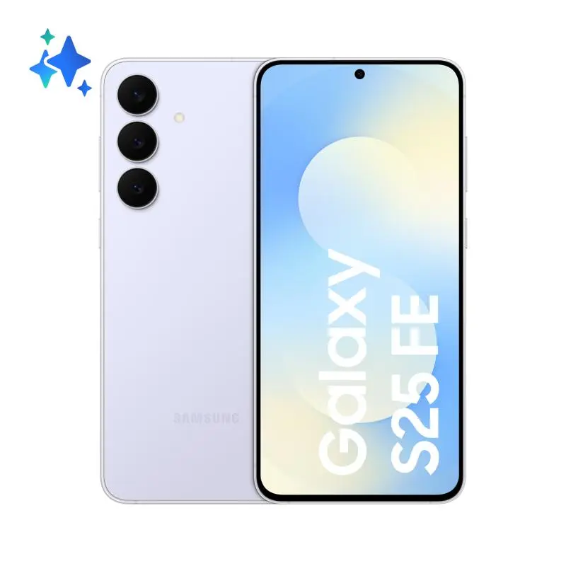 Telefon mobil Samsung Galaxy S25 FE, Dual SIM, 8GB RAM, 128GB, 5G, Icyblue