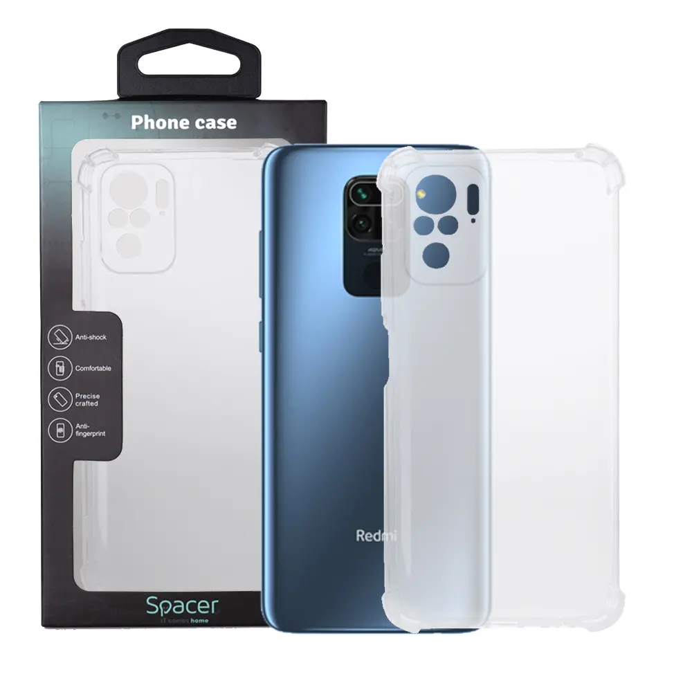 Husă Spacer Xiaomi Redmi Note 10 S TPU transparentă