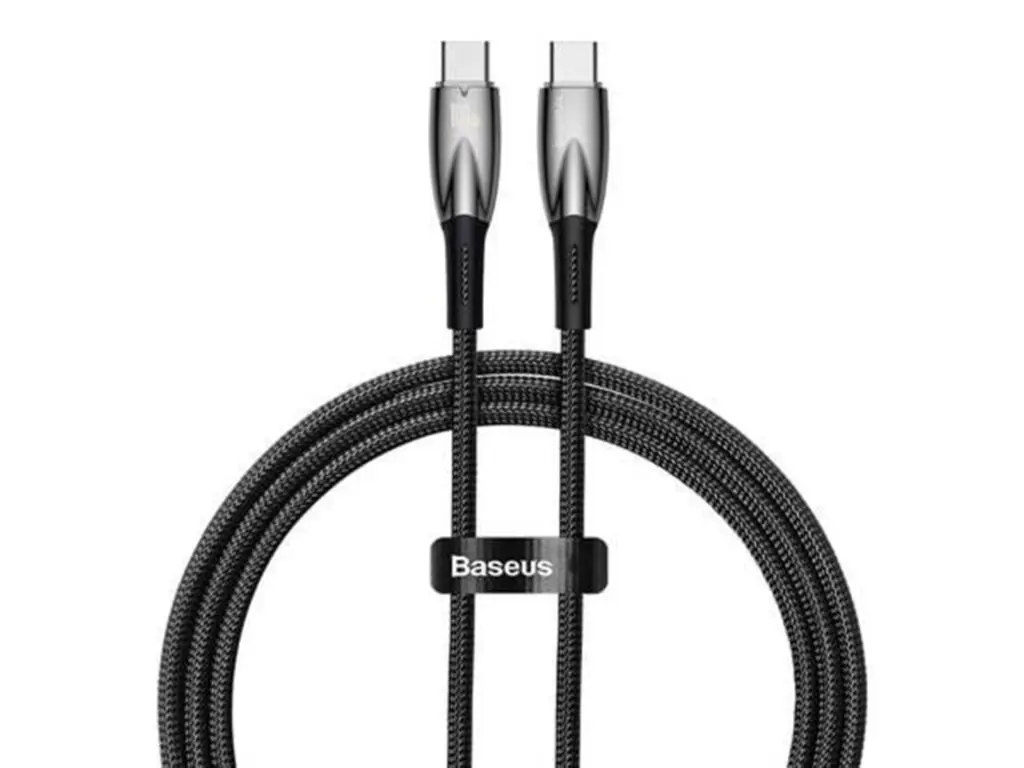 Cablu incarcare/transfer Baseus Glimmer 2xUSB Type-C, Fast Charge
