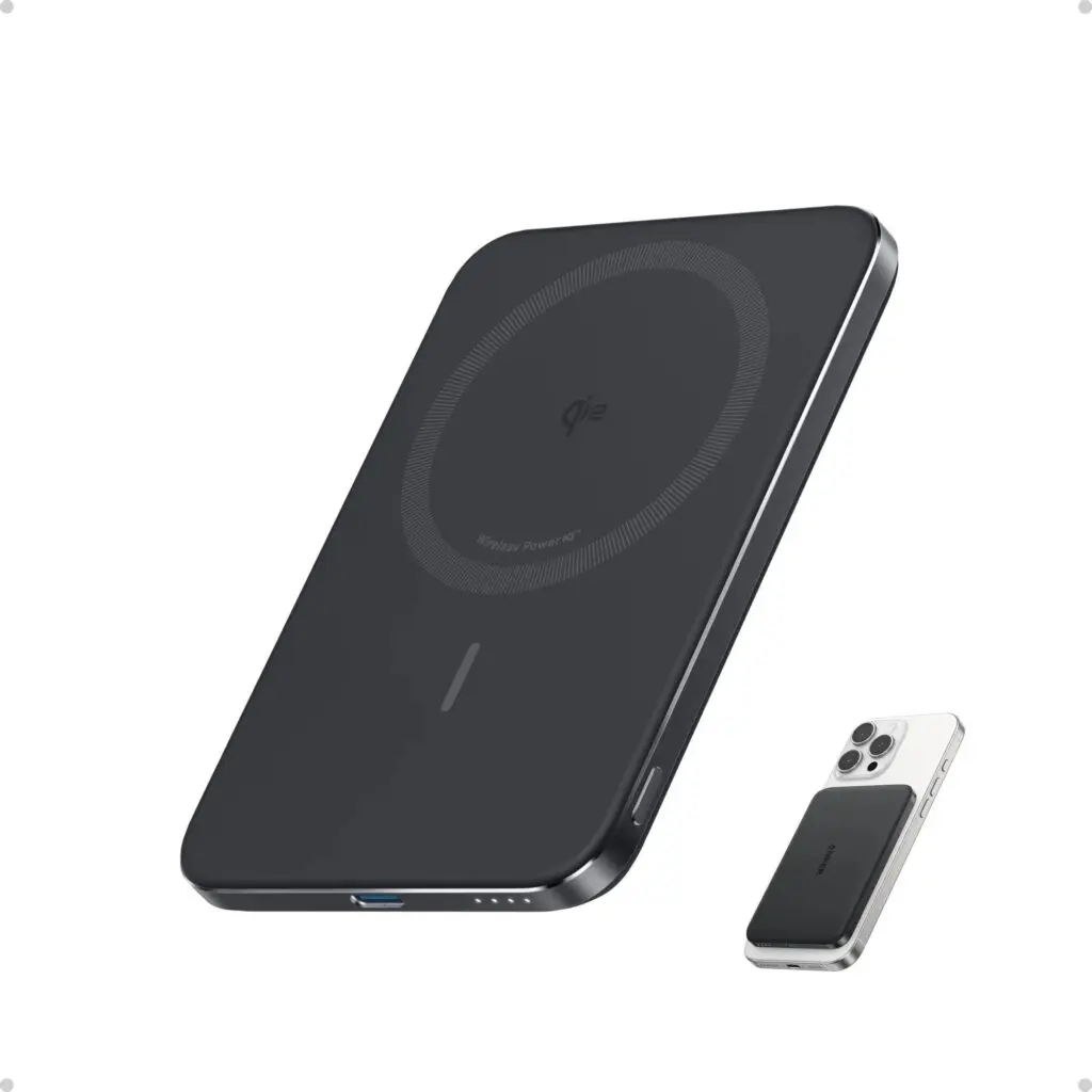 Acumulator extern Anker Nano MagSafe 5000 mAh ultra-slim negru 15W