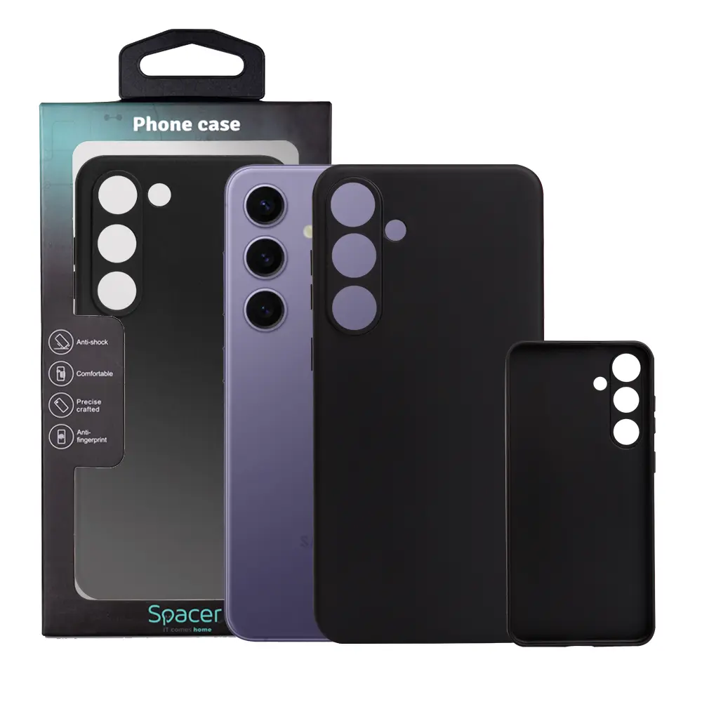 Husă Samsung Galaxy S24 Plus Spacer TPU negru