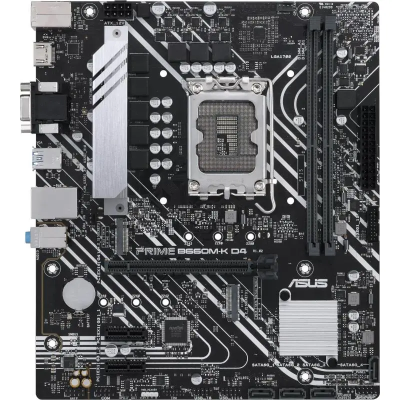 Placă de bază ASUS PRIME B660M-K D4 Socket LGA 1700 mATX DDR4