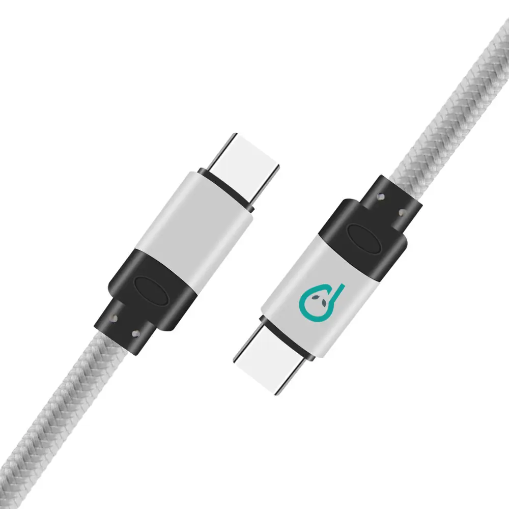 Cablu date Spacer USB-C 1-8m braided argintiu