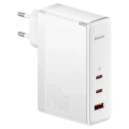 Încărcător Baseus GaN5 Pro 140W alb