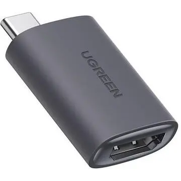 Adaptor video UGREEN US320 USB-C tata – HDMI mama, 4K, 60Hz, aluminiu, Gri