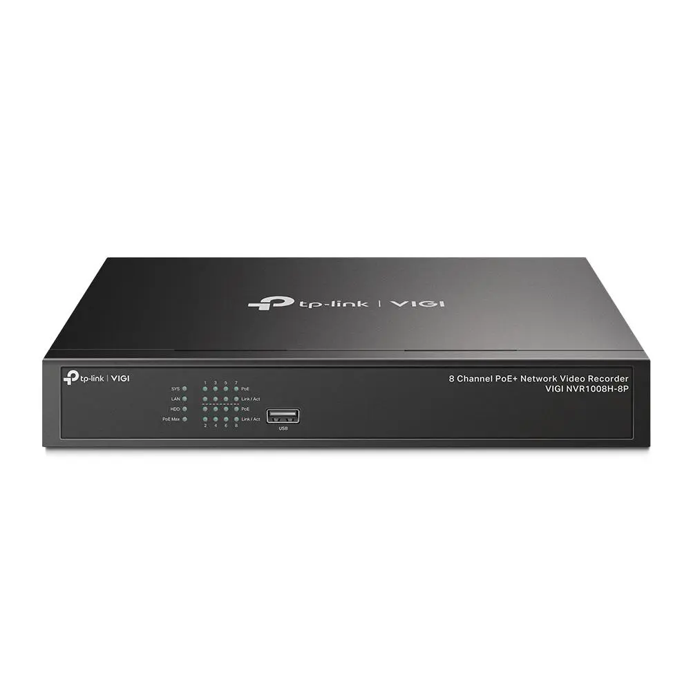 NVR TP-Link VIGI NVR1008H-8P 8 canale PoE+ 8MP
