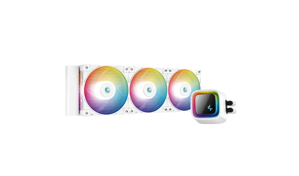 Cooler procesor DeepCool LS720 alb AIO 360 mm aRGB