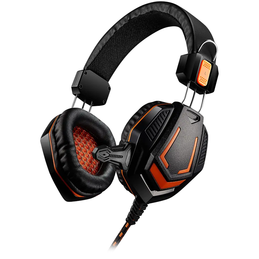 Casti Gaming Canyon CND-SGHS3, Negru/Portocaliu