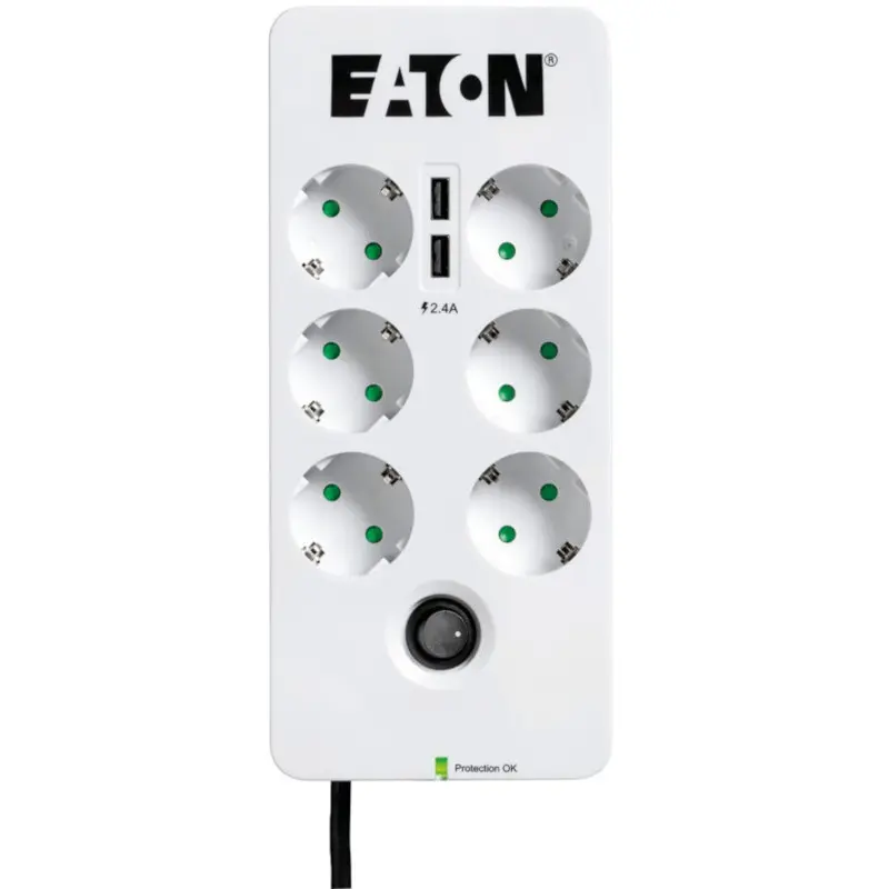 Prelungitor Eaton PB6UD 6 USB Schuko