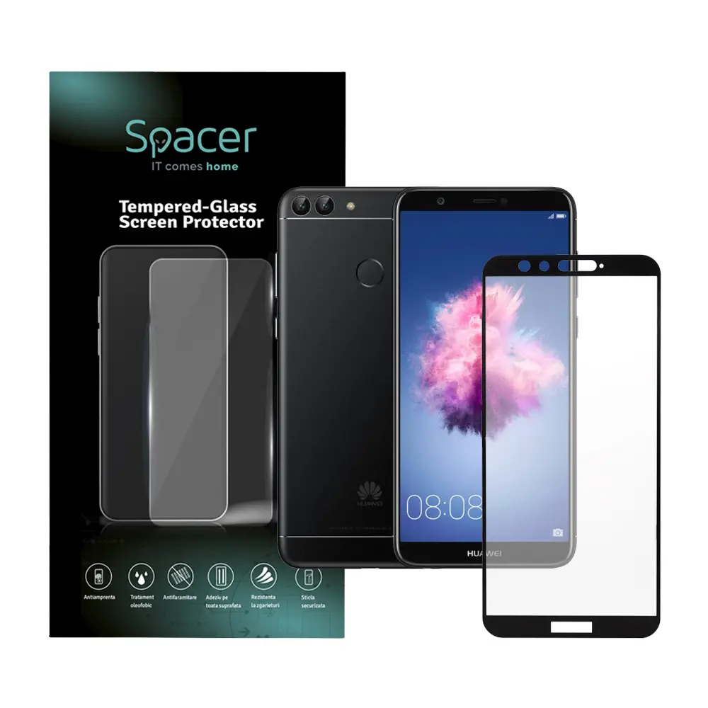 Folie sticlă Spacer Huawei P Smart S 9D 9H
