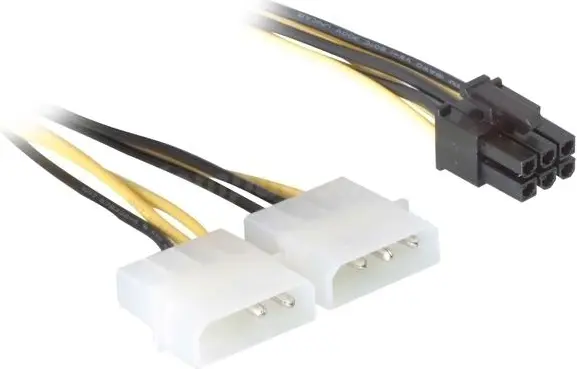 Cablu adaptor alimentare Gembird CC-PSU-6 PCI-E 6 pini Molex