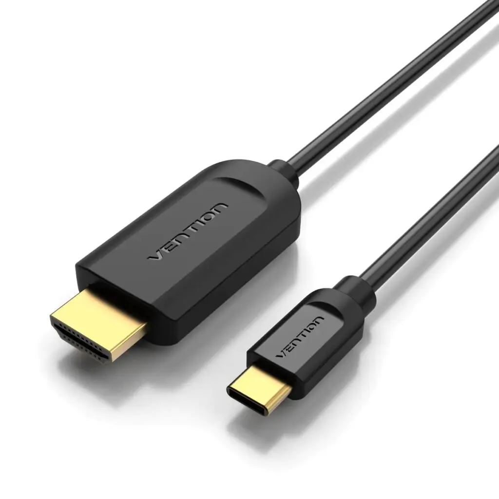 Cablu Vention USB-C la HDMI, CGUBG, 1,5 m (negru)