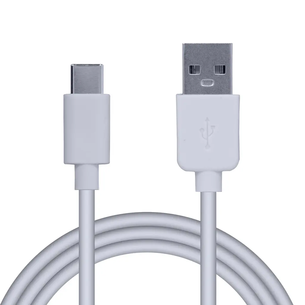 Cablu Spacer USB-C 0-5m alb USB-A Type-C 2,1 A