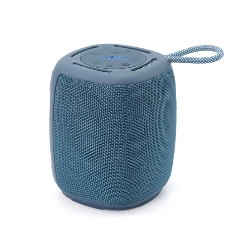 Boxa Portabila Gembird SPK-BT-LED-03-B, 5W, Bluetooth, muja jack 3,5mm, RGB, Albastru