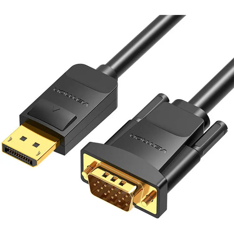 Cablu DisplayPort VGA Vention HBLBG negru 1.5m