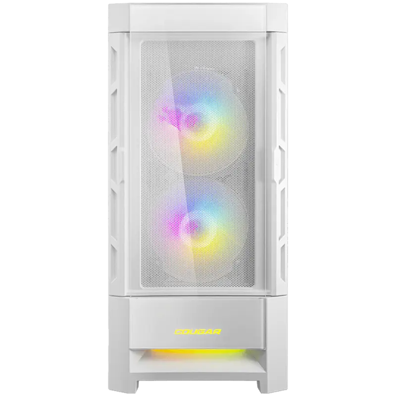 Carcasa computer, Cougar, RGB, Alb