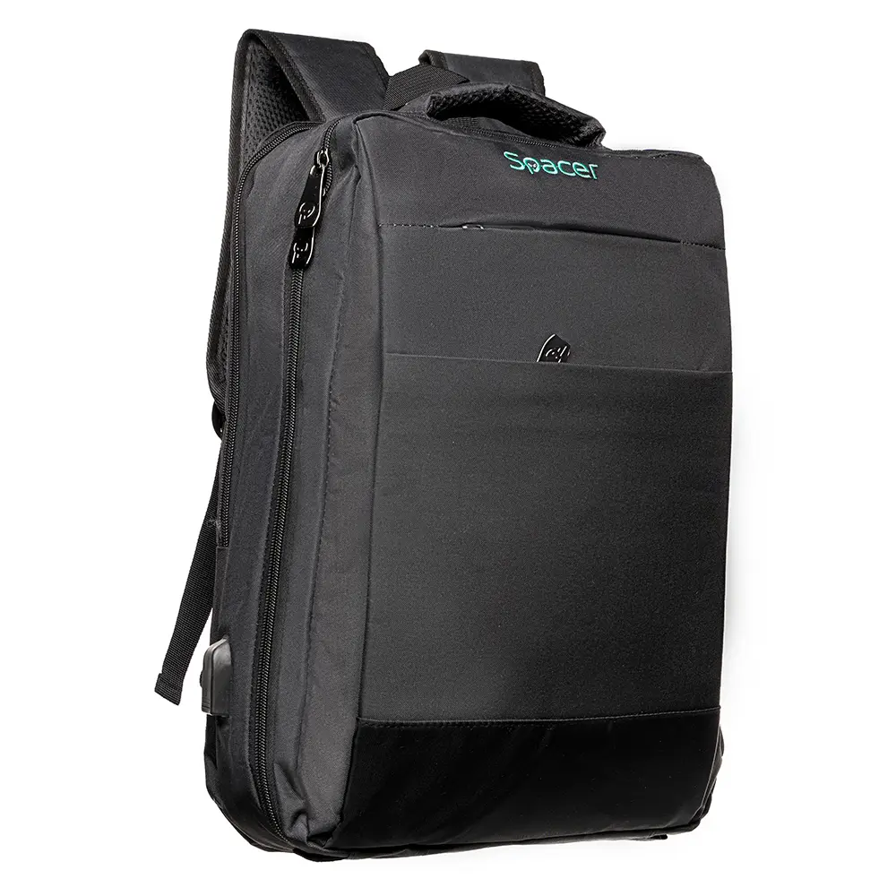 Rucsac Spacer New York 17 negru waterproof