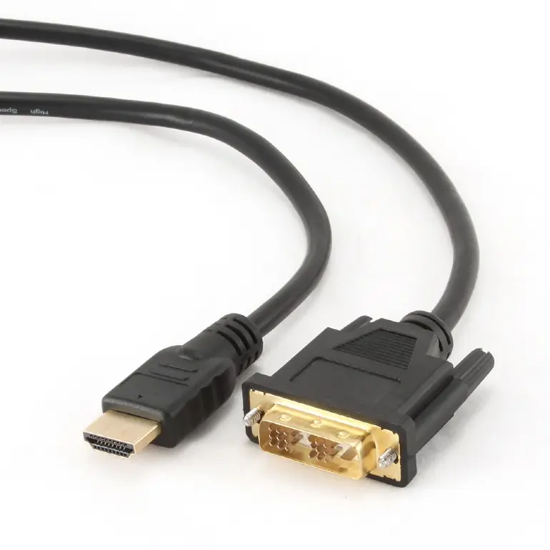 Cablu video Gembird CC-HDMI-DVI-15 HDMI DVI 4 5 m adaptor aurit